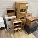 11x Nachtkasten verschillende merken